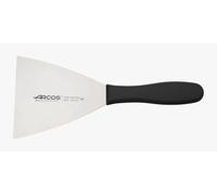 Arcos Spatule de Cuisine Acier Inoxydable NITRUM 125x120 mm - Manche Polypropylène Noir - Durabilité et Précision - Série 2900