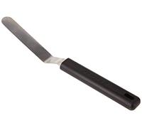 ARCOS Spatule de Cuisine en Acier Inoxydable - Lame Semi-Flexible pour Emplatage de Desserts, Tartes et Lasagnes - Manche Ergonomique, 90 x 200 mm, Noir