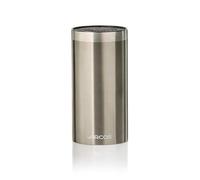 Arcos Tacos Bloc universel pour couteaux jusqu'à 20 cm en acier inoxydable laqué gris avec intérieur en fibres de polypropylène Gris