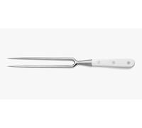 Arcos Fourchette à découper Riviera Blanc – Acier Nitrum 180 mm – Manche polyoxyméthylène blanc