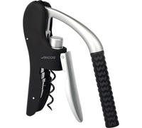 ARCOS Tire-Bouchon ABS et Zinc Argenté et Noir | Tire-bouchon pratique et résistant en ABS et zinc, finition élégante argentée et noire.