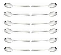 Arcos Toscana-Box 571000-DUN14 Lot de 12 cuillères de Table Monobloc en Acier Inoxydable 18/10 et 200 mm Argenté