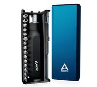 Arctic Cooling – Kit de tournevis à cliquet 27-en-1, coffret alu, embouts Philipps/Slotted/Torx/Hex