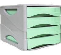 ARDA 15P4PPASV module de classement de bureau Plastique Vert, Gris