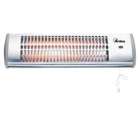 Ardes AR437B Chauffage électrique d'ambiance Indoor Argent 1200 W Chauffage électrique d'ambiance à quartz