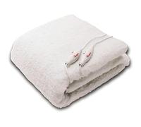 ARDES - AR4AM22 Chauffe-lit 2 Places Électrique MORPHEO Couverture Chauffante 2x60W, Surmatelas Chauffant Lit 2 places Électrique 2 Zones Chauffage, Couverture Thermique Électrique 100% Laine