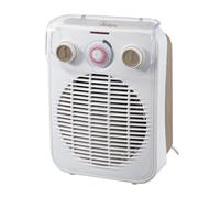 ARDES - AR4F10TI Radiateur Soufflant Filaire CHRONOS, Radiateur Chauffant 2 Puissances Éco/confort, Thermostat Température Ambiante, Radiateur Chauffage Soufflant Portable avec Minuterie 24H