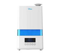 ARDES - AR8U20 Humidificateur à ultrasons ionisants NEBULO DIGITAL 30W, humidificateur professionnel silencieux avec hygromètre, capacité de 4,5L, 4 niveaux de vapeur, minuterie à LED de 12 heures