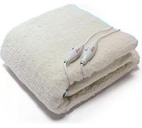 Ardes FC-0422 Chauffe-lit électrique 120W Laine Blanc couverture et coussin chauffant