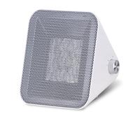 ARDES ICONIQ W AR4P21W Chauffage soufflant céramique 1500 W blanc avec thermostat, 2 niveaux 1000/1500 W et fonction air froid pour bureau et pièces jusqu’à 45 m³