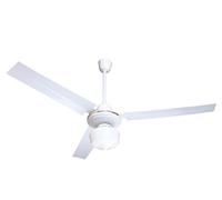 Ardes Ventilateur de plafond 120 cm blanc 65W 3 pales 3 vitesses AR5A120L