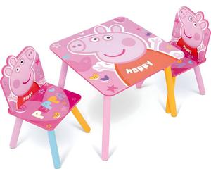 Arditex 19328166 Ensemble de sièges pour enfants Peppa Pig table & 2 chaises