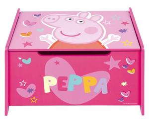 Arditex 19328190 Boîte de rangement Peppa Pig en bois 62x40x37 cm