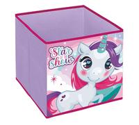 Arditex Boîte De Rangement Zaska Cube Licorne 31x31x31 Cm