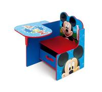 Chaise de bureau Disney Mickey avec espace de rangement Rouge Rouge One Size