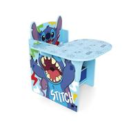 ARDITEX - Chaise-Bureau Enfant en Bois avec bac Textile de Stitch de Disney - 62x30x60cm - Couleur Bleue - Idéal pour Les Loisirs créatifs, Les devoirs ou Le Jeu.