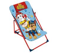 ARDITEX Chaise longue pliable Pat' Patrouille 43 x 66 x 61 cm, Métal, Polyester, Bleu, Pliable, Économise de l'espace, Extérieur/Plage