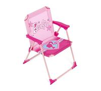 ARDITEX Chaise Pliante avec accoudoirs Barbie - 38x32x53cm - Adaptée au Jardin, Camping, Plage ou Montagne - Idéale pour Enfants.