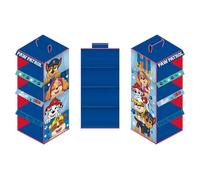 Arditex Meuble de rangement à 4 niveaux Pat'Patrouille 29x28x65 cm Bleu