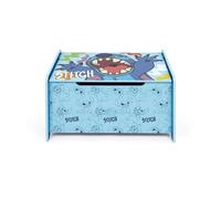 Arditex Coffre à jouets en bois Disney Lilo & Stitch 62,5x40x37 cm Bleu