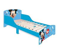 ARDITEX Disney Mickey Mouse - Lit pour Enfants 70 × 143 × 60 cm avec barrières de sécurité - Idéal dès 3 Ans