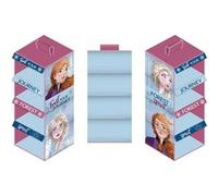 ARDITEX DISNEY REINE DES NEIGES - Rangement 4 niveaux bleu 29x28x65 cm
