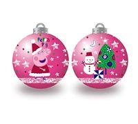 ARDITEX EONE-Peppa Pig PP14017 Lot de 6 Boules de Noël Diamètre 8 cm