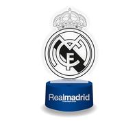 ARDITEX Lampe Real Madrid LED effet 3D 17 x 13 x 9 cm Cadeau idéal pour enfant