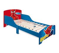 Arditex Lit enfant Marvel Spiderman en bois 77x143x60cm Bleu/Rouge - Matelas 70x140 - Montage facile