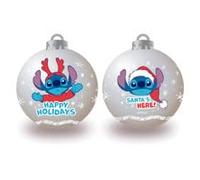 ARDITEX Lot de 10 boules d'arbre de Noël diamètre 6 cm. de Lilo & Stitch