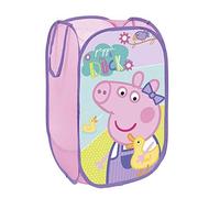 ARDITEX Panier de rangement pop up en polyester sous licence Peppa Pig dimensions: 36x36x58cm