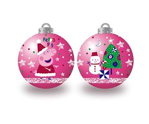 ARDITEX PP14019 Lot de 10 Boules de Noël Ø 6 cm de EONE-Peppa Pig