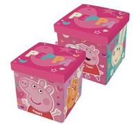 Arditex Siège range-tout textile PP14451 30 x 30 x 30 cm EONE-Peppa Pig