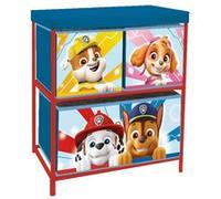 ARDITEX PW14459 Étagère Avec 3 Conteneurs Textiles 53x30x60cm de NICKELODEON-Paw Patrol G