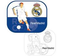 ARDITEX RM13736 Protecteurs Solaires Pour Fenêtres - 2 unités - Poster à colorier inclus de CLUBS-Real Madrid CF Bleu G