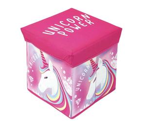 Arditex Tabouret/contenant Licorne Zaska 30x30x30 Cm