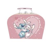 ARDITEX, Stitch Boite Rangement Enfant, Valisette en Carton avec Poignée, Mallette pour Enfants Idéale pour Ranger des Jouets, des Crayons, des Feutres et des Peintures, 9,5 x 7 x 15 cm