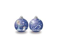 Arditex WD13415 Lot de 6 Boules de Sapin de Noël Ø 8 cm Disney La Reine des Neiges II