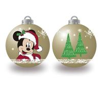 Arditex WD13423 Lot de 6 Boules de Sapin de Noël Ø 8 cm Disney-Mickey