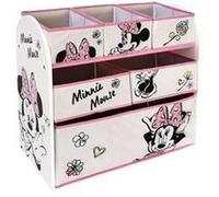 Arditex wd13677 organisateur en bois (62x30x60cm) avec 6 paniers de rangement en textile de disney-minnie G