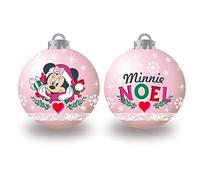 ARDITEX WD14010 Lot de 6 Boules de Noël diamètre 8 cm de Disney-Minnie