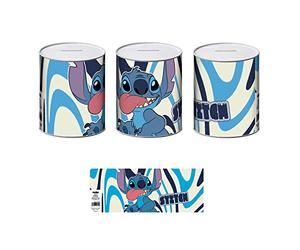 ARDITEX WD15612 Tirelire en métal Disney-Lilo & Stitch 10 x 12 cm