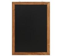 Ardoise avec cadre en bois, 500 x 700 mm, naturel
