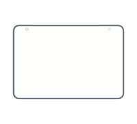 Ardoise blanche double face Velleda - 60 x 90 cm