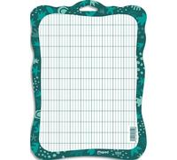 Ardoise maped effacable a sec 2 faces blanche/quadrillee smiling planet 100% carton