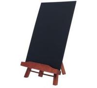 Ardoise de table JUNIOR avec chevalet, acajou