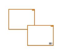 Ardoise effaçable à sec - CALENDRIERS BOUCHUT GRANDRÉMY - 26,5 x 21 cm - Double face - Support rigide - Blanche