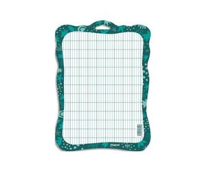 Ardoise maped effacable a sec 2 faces blanche/quadrillee smiling planet 100% carton