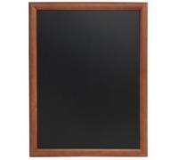 Ardoise murale UNIVERSAL, avec cadre en bois, marron