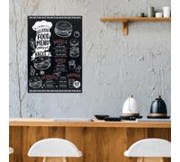 Ardoise sans cadre, 600 x 840 mm, noir